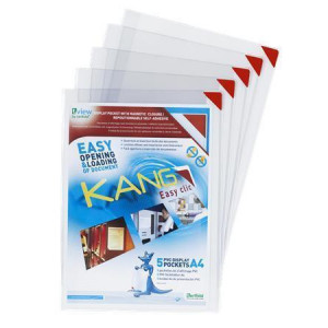 Prezentační složka "Kang", červená, A3, samolepící, DJOIS