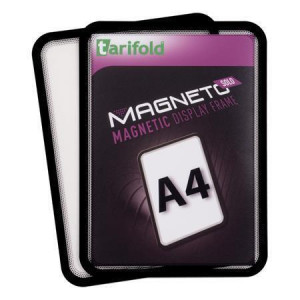 Prezentační kapsa "Magneto Solo", černá, magnetická, A4, DJOIS