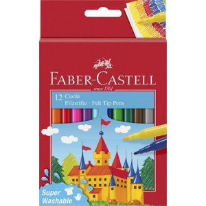 Fixy, 12 barev, FABER-CASTELL 554201