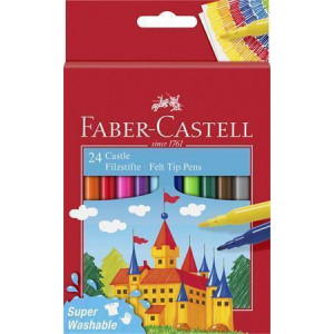 Fixy, 24 barev, FABER-CASTELL 554202
