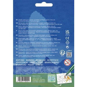 Fixy "Dinosaurus", 10 barev + 3 metalické barvy, FABER-CASTELL 554214