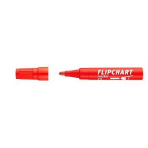 Popisovač na flipchart "Artip 11", červená, 1-3mm, kuželový hrot, ICO