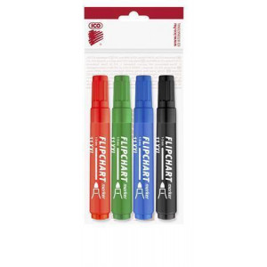 Popisovač na flipchart "Artip 11 XXL", 4 barvy, 1-3mm, kuželový hrot, ICO