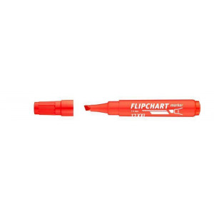 Popisovač na flipchart "Artip 12 XXL", červená, 1-4mm, klínový hrot, ICO