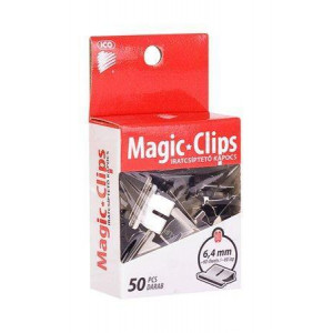 Klip na dokumenty, 6,4 mm, ICO "Magic Clips"