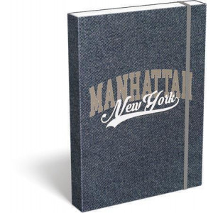 Desky s gumičkou "Manhattan New York", 44 mm, karton, A4, LIZZYSULI 7470216011
