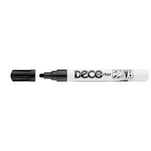 Lakový popisovač "Decomaker", černá, 2-4mm, ICO