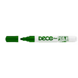 Lakový popisovač "Decomaker", zelená, 2-4mm, ICO