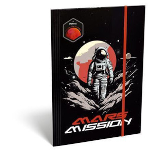 Desky s gumičkou "Mars Mission", karton, A4, LIZZYSULI 7460148006