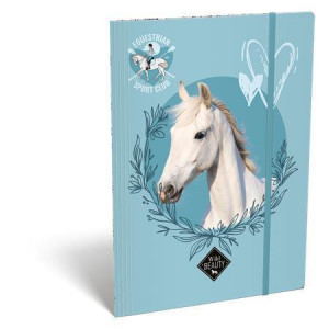 Desky s gumičkou "Wild Beauty, Sport Club", karton, A4, LIZZYSULI 7460148004
