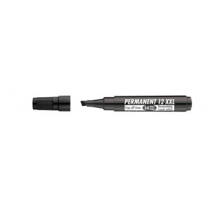 Permanentní popisovač "Permanent 12 XXL", černá, 1-4mm, klínový hrot, ICO