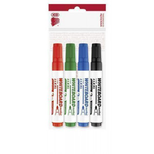Popisovač na bílou tabuli a flipchart "Plan 11 XXL", 4 barvy, 1-3mm, kuželový hrot, ICO