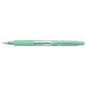 Kuličkové pero "SleekTouch", pastelová zelená, 0,7mm, stiskací mechanismus, PENAC