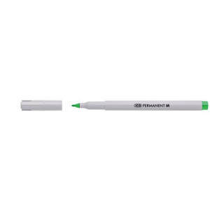 Permanentní popisovač "Permanent M", zelená, 1-1,5 mm, 40 ks/balení, ICO 9580011008