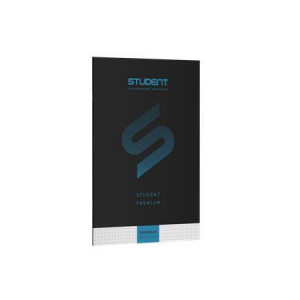 Sešit "Student Premium", "81-32", černá, A4, čtverečkovaný, 32 listů, ICO 7500107006