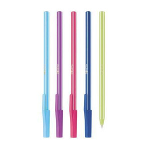 Kuličkové pero "Signetta Mix", mix barev, 0,7mm, s uzávěrem, modrý inkoust, ICO