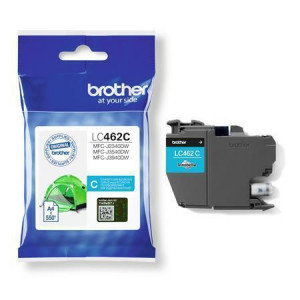 LC462C Inkjet cartridge pro MFC-J3540 tiskárny, tyrkysová, 550 stran, BROTHER