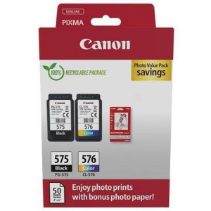 PG-575 / CL-576 Inkjet cart. pro Pixma TR4750i + fotografický papír, černá / barevná, CANON
