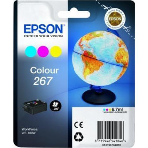 T2670 inkoustový toner pro WorkForce WF-100W tiskárnu, EPSON, barevná, 6,7ml
