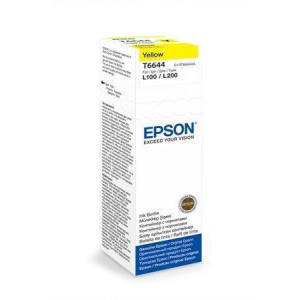 Inkoustová cart. pro tiskárny "L100, 200mfp", EPSON Žlutá, 70ml