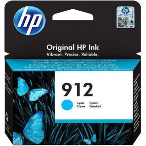 3YL77AE Inkoustová cartridge HP 912, do tiskárny OfficeJet 8023 All-in-One, azurová, 315 stránek, HP