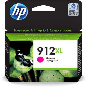 3YL82AE Inkoustová cartridge HP 912XL, do tiskárny OfficeJet 8023 All-in-One, purpurová, 825 stránek