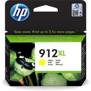 3YL83AE Inkoustová cartridge HP 912XL, do tiskárny OfficeJet 8023 All-in-One, žlutá, 825 stránek, HP