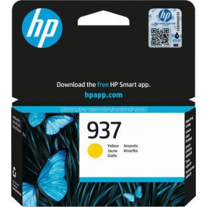 4S6W4NE Inkoustová cartridge HP 937, pro tiskárny Officejet Pro 9120e, 9130e, žlutá, 800 stran, HP