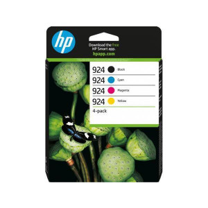 6C3Z1NE Tintapatron multipack Officejet Pro 8120e, 8130e nyomtatókhoz, HP 924 b+c+m+y, 500+3*400 old
