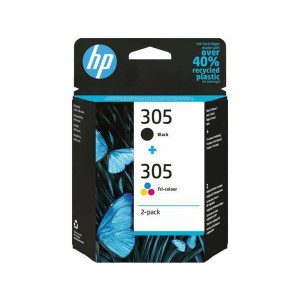 Inkoustové cartridge multipack pro tiskárny Deskjet 2320,2710, 4120, HP 305, černá, barvy, 120+100 s