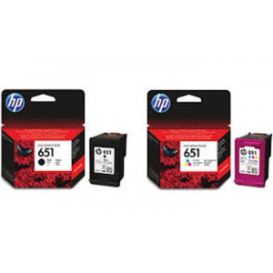 C2P10AE Toner pro Deskjet Ink Advantage 5575 serie tiskáren, HP 651 černá, 600 stránek