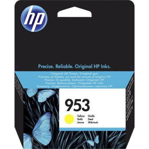 Inkoustová cartridge HP 953, do tiskárny OfficeJet Pro 8210, 8700, žlutá, 0,7k, HP