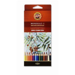 Akvarelová pastelka "Mondeluz 3716/12", 12 barev, KOH-I-NOOR