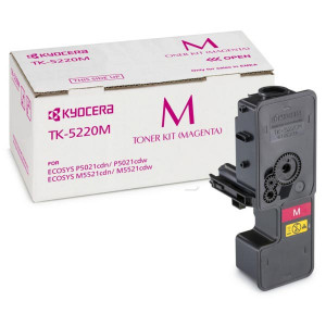 Kyocera originální toner TK-5220M, 1T02R9BNL1, magenta, 1200str.