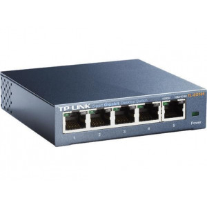 Switch "TL-SG105D", 5 portů, 10/100/1000Mbps, TP-LINK