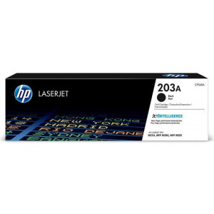 CF540A Toner HP 203A do tiskáren ColorLaserJet Pro MFP M280nw, MFP M281fdn, MFP M281fdw, černá, 1,4