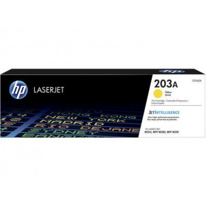CF542A Toner HP 203A do tiskáren ColorLaserJet Pro MFP M280nw, MFP M281fdn, MFP M281fdw, žlutá, 1,3