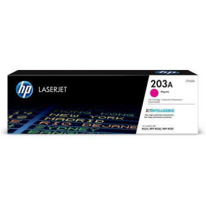 CF543A Toner HP 203A do tiskáren ColorLaserJet Pro MFP M280nw, MFP M281fdn, MFP M281fdw, purpurová,