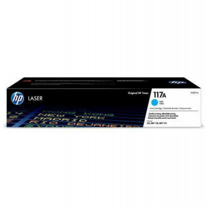 W2071A Toner cartridge pro Color Laser 150, MFP178, MFP179 tiskárny, HP 117A, cyan,  700 stran
