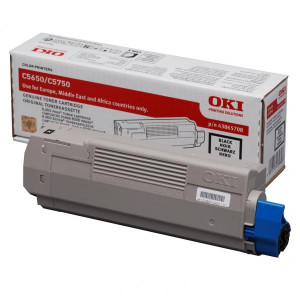 OKI originální toner 43865708, black, 8000str.