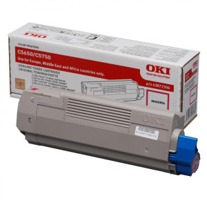 OKI originální toner 43872306, magenta, 2000str.