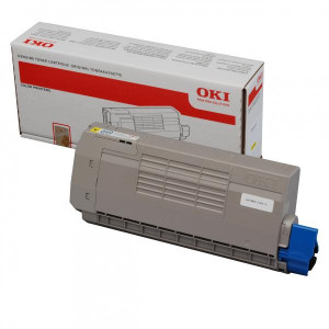OKI originální toner 44318605, yellow, 11500str.