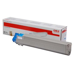 OKI originální toner 43837131, cyan, 22000str.