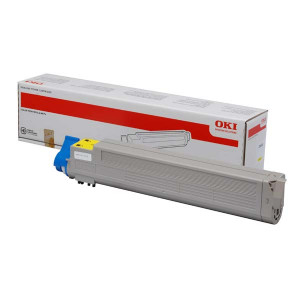 OKI originální toner 43837129, yellow, 22000str.