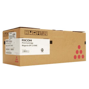Ricoh originální toner 406481, 407636, magenta, 6000str.