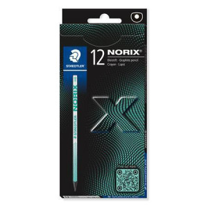Grafitová tužka "Norix 181", zelená, 12 ks, HB, sada, STAEDTLER 181 HB-54
