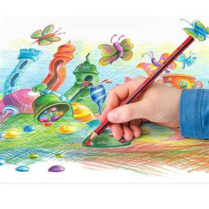 Barevné pastelky "Noris Colour", 6 barev, trojhranné, STAEDTLER