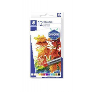 Olejové pastely "Design Journey", sada, 12 barev, STAEDTLER