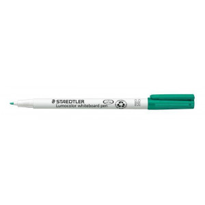 Popisovač na bílou tabuli "Lumocolor 301", zelená, kuželový hrot, M, 1mm, STAEDTLER
