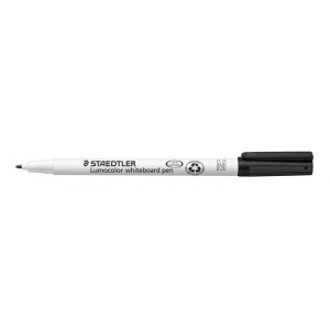 Popisovač na bílou tabuli "Lumocolor 301", černá, kuželový hrot, M, 1mm, STAEDTLER